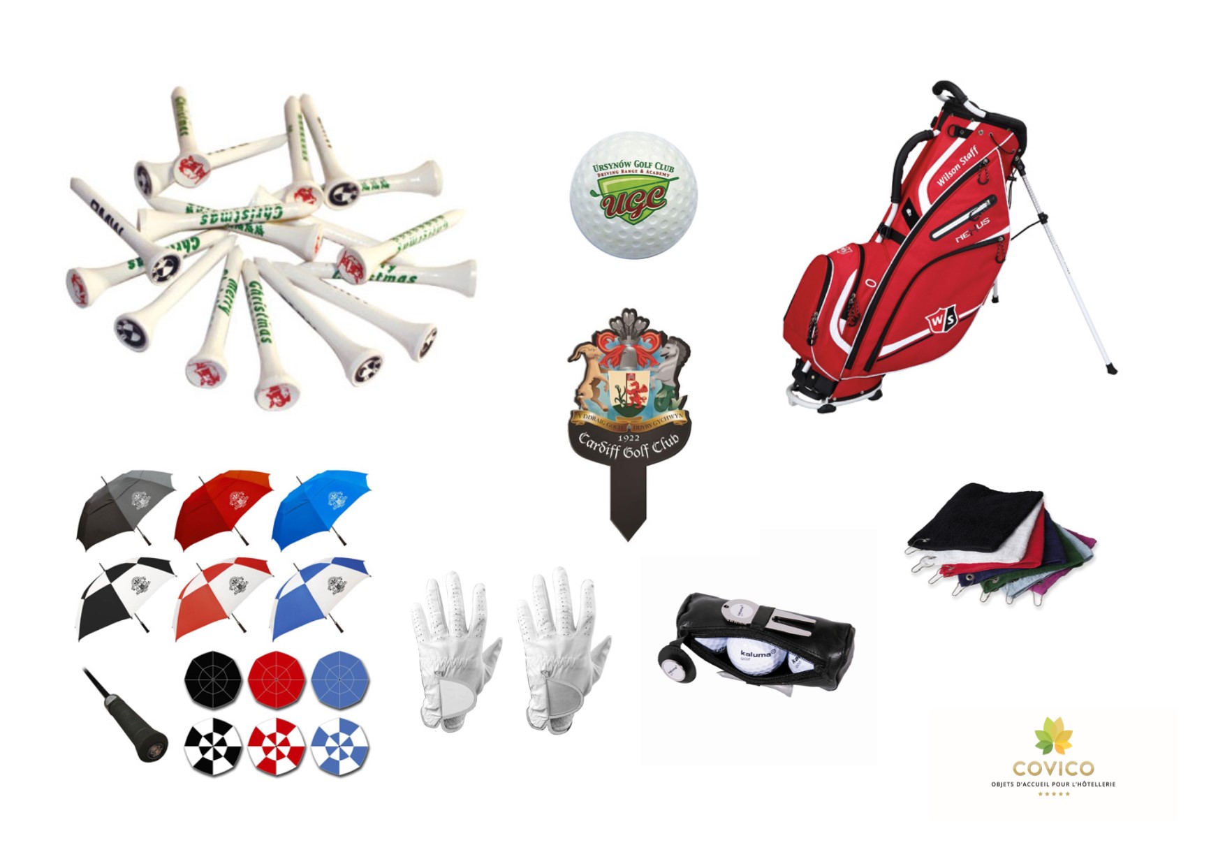 Objets pour golfeurs